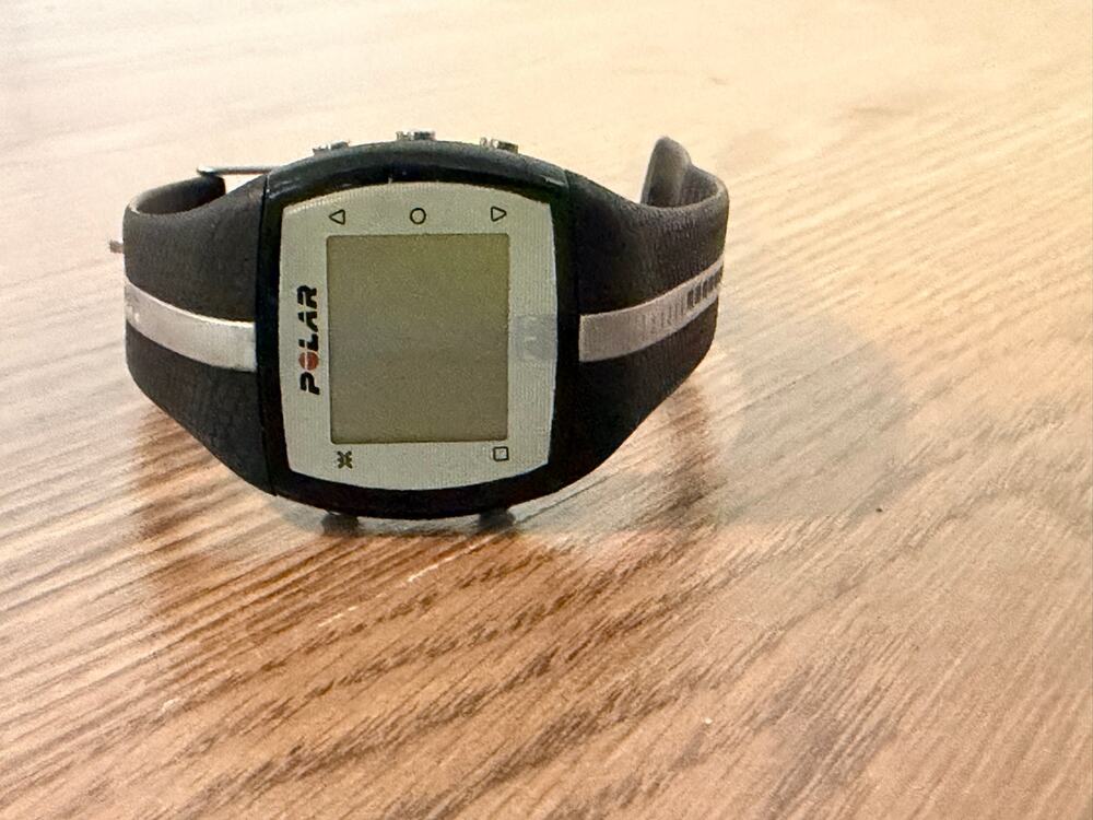 Polar FT7 Digital Watch Women Heart Rate Monitor Silver Black NEW BATTERY Works